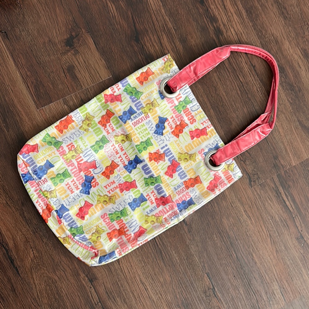 Vinyl tote bag